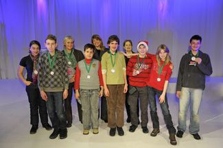 Zauberhaft 2010: Die 2. Preisträger beim Gruppenfoto (Dietrich-Bonhoeffer-Schule Plieningen)